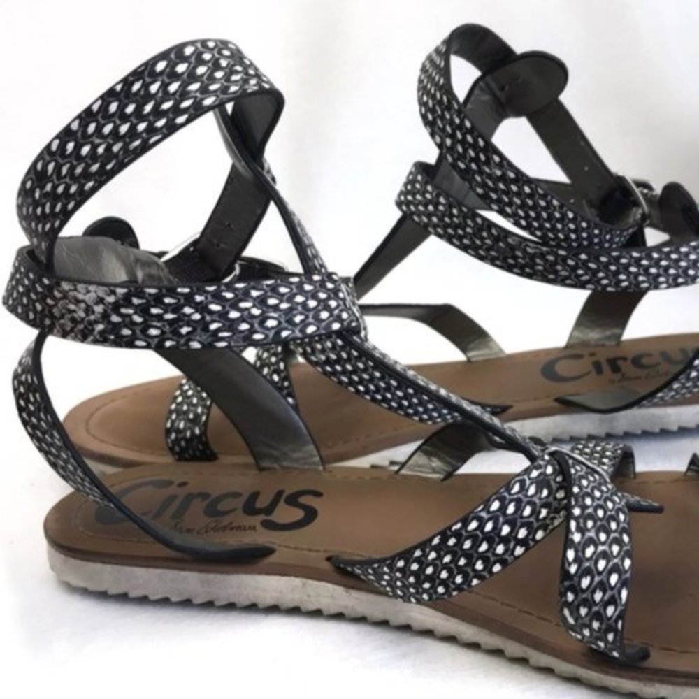 Circus by San Elderman Snakeskin printed Sandals - Picture 4 of 5